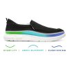 Beach Seaview Casual Men’s Slip On Sneakers-Sustainable Shoes That Include Three-Zone Comfort with Orthotic Insole Arch Support,
