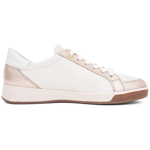 Women's Low-Top Sneakers, Sand Cream White, 10.5