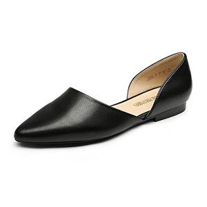 Women's Elegant Dressy Flats Shoes Pointed Toe Casual Comfort Slip on Walking Flats for Women