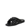 Women's Poppy Braided Vio-Motion Insole Slide Sandal- Supportive Dressy Flat Sandals That Includes an Orthotic Insole and