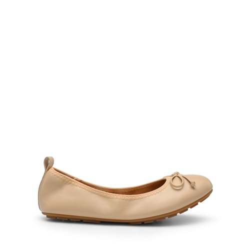 Women's Flats, Foldable Ballet Flats for Women, Bowknot Round Toe Comfort Light Weight Slip-On Dress Shoes