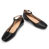 Mary Jane Flats Women Adjustable T Strap Square Toe Ballet Flats Ankle Strap Dress Comfortable Flats for Work,Date Nights