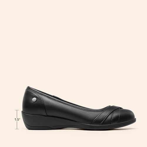 DREAM PAIRS Women's Ballet Flats Business Office Work Dress Shoes Comfortable Dressy Flats for Women