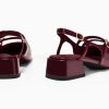 Womens Mary Jane Chunky Low Heels Slingback Pumps Closed Square Toe Wedding Dress Shoes