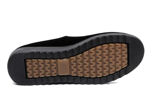 Black Velvet Mary Jane Shoes for Women China Dance Flat Old Beijing Cloth Walking Shoes