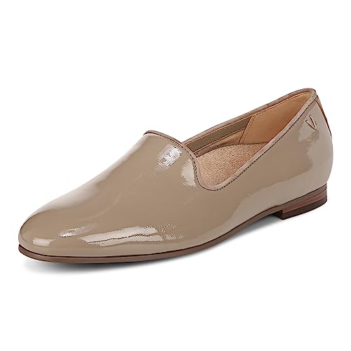 413grrDXbSL.jpg Womens North Willa Comfort Flats- Supportive Walking Shoes for Heel Pain, Plantar Fasciitis with an Arch Support Taupe Pat