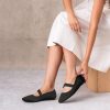 Women's Flats Shoes Pointed Toe Knit Washable Ballet Comfortable Dressy Mary Jane Flat