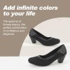 Women's Orthopedic Bunion Loafers - Low Heel Slip-On Dress Shoes with Orthotic Support