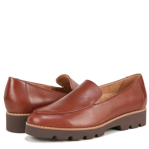 Kensley Loafer/Moc Shoes Brown Nappa Leather 8 M
