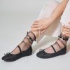 Ballet Flats for Women Closed Round Toe Mary Jane Shoes Women Cute Bowknot Non-Slip Dressy Shoes Elastic Strap Comfortable