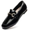 Womens Loafers Shoes Fashion Low Heel Slip on Shoes Comfortable Driving Flats