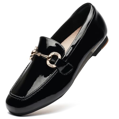 Womens Loafers Shoes Fashion Low Heel Slip on Shoes Comfortable Driving Flats