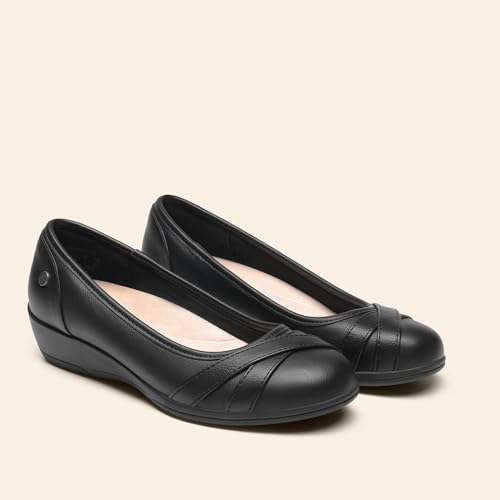 DREAM PAIRS Women's Ballet Flats Business Office Work Dress Shoes Comfortable Dressy Flats for Women