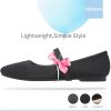 41SQMFvWmVL.jpg Mary Jane Flat Shoes Round Toe Ballet Flats for Women Dressy Fabric Business Flats Comfortable Classic Strap Flats for Office