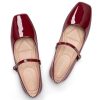 Mary Jane Shoes Women Ballet Flats Shoes for Women Slip on Comfortable Dressy Adjustable Strap for Work Office Business Casual