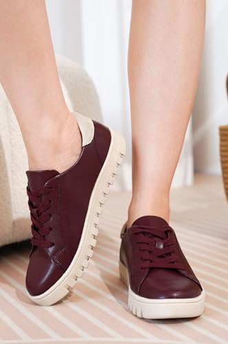 Tennis Shoes Womens Sneakers - Memory Foam Non Slip Fashion Ladies Shoes for Women Footwear - Lightweight Lace Up Comfortable