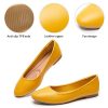 Women's Flats Shoes Ballet Flats Dress Shoes Comfortable PU Leather Slip on Shoes for Women
