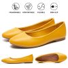 Women's Flats Shoes Ballet Flats Dress Shoes Comfortable PU Leather Slip on Shoes for Women