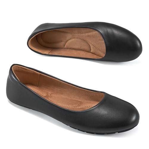 Flats for Women Ballets Shoes: Dress Slip Comfortable Work Flats for 2025 - Casual Ladies Wedding Walking Flat