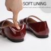 Mary Jane Shoes Women Ballet Flats Shoes for Women Slip on Comfortable Dressy Adjustable Strap for Work Office Business Casual