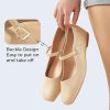 Women's Mary Jane Flat Shoes Comfortable Dress Shoes Ankle Strap Round Toe Retro Faux Leather Slip On Flats