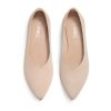 Pointed Toe Flats for Women Dressy Bronze Work Shoes Business Casul Knit Ballet Flats Slip on Office Ladies Comforttable Dress