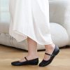 Women's Flats Mary Jane Ballet Flats for Women Classic Square Toe Women Shoes Dressy Comfort Ankle Strap Flats for Women