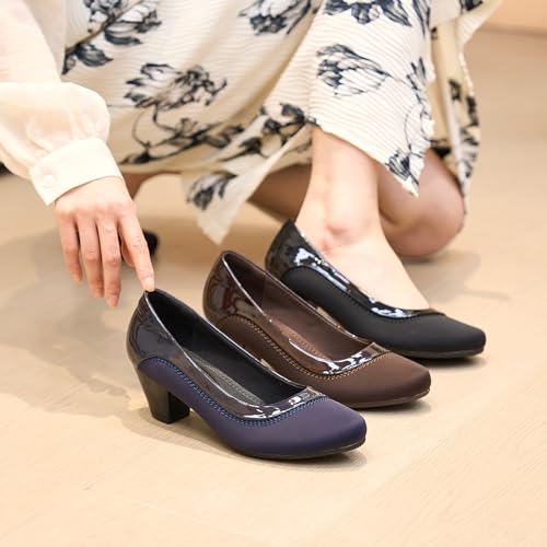 Women's Orthopedic Bunion Loafers - Low Heel Slip-On Dress Shoes with Orthotic Support