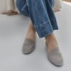 41xqn2RDCJL.jpg Womens North Willa Comfort Flats- Supportive Walking Shoes for Heel Pain, Plantar Fasciitis with an Arch Support Taupe Pat