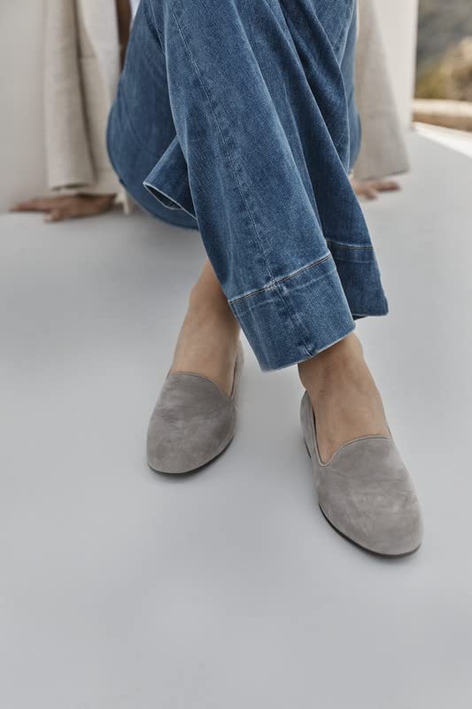 41xqn2RDCJL.jpg Womens North Willa Comfort Flats- Supportive Walking Shoes for Heel Pain, Plantar Fasciitis with an Arch Support Taupe Pat